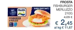Coop FROSTA FISHBURGER MERLUZZO 210G offerta