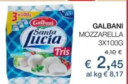 Coop GALBANI MOZZARELLA 3X100G offerta