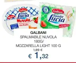 Coop GALBANI SPALMABILE NUVOLA/MOZZARELLA LIGHT offerta