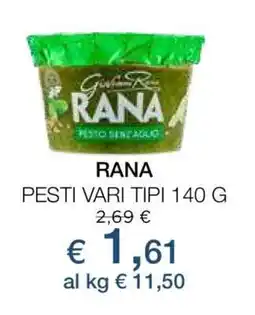 Coop RANA PESTI VARI TIPI 140 G offerta