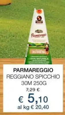 Coop PARMAREGGIO REGGIANO SPICCHIO 30M 250G offerta