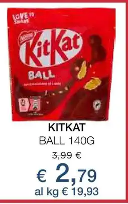 Coop KITKAT BALL 140G offerta