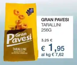 Coop GRAN PAVESI TARALLINI 256G offerta