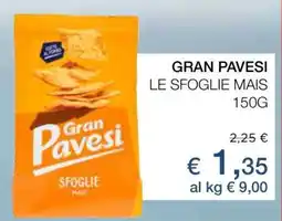 Coop GRAN PAVESI LE SFOGLIE MAIS 150G offerta