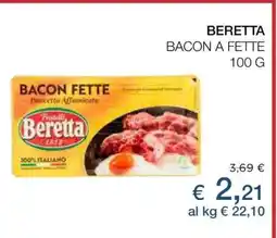 Coop BERETTA BACON A FETTE 100 G offerta