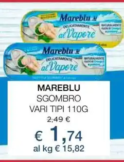 Coop MAREBLU SGOMBRO VARI TIPI 110G offerta