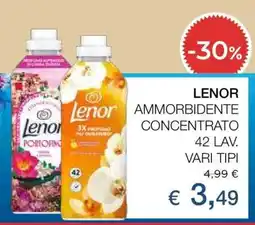 Coop LENOR AMMORBIDENTE CONCENTRATO 42 LAV. VARI TIPI offerta