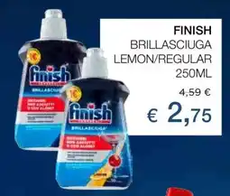 Coop FINISH BRILLASCIUGA LEMON/REGULAR 250ML offerta