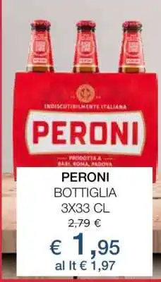 Coop PERONI BOTTIGLIA 3X33 CL offerta