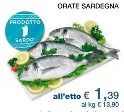 Coop ORATE SARDEGNA offerta
