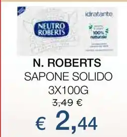 Coop N. ROBERTS SAPONE SOLIDO offerta