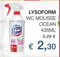 Coop LYSOFORM WC MOUSSE OCEAN 435ML offerta