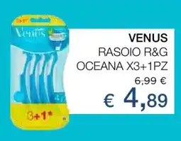 Coop VENUS RASOIO R&G OCEANA X3+1PZ offerta