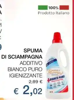 Coop SPUMA DI SCIAMPAGNA ADDITIVO BIANCO PURO IGIENIZZANTE offerta