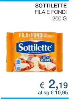 Coop Sottilette offerta