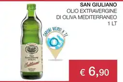 Coop SAN GIULIANO OLIO EXTRAVERGINE DI OLIVA MEDITERRANEO offerta