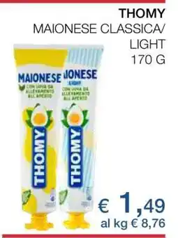 Coop THOMY MAIONESE CLASSICA/LIGHT offerta