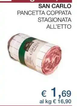 Coop San Carlo Pancetta Coppata Stagionata offerta