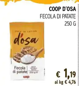 Coop COOP D’OSA FECOLA DI PATATE offerta