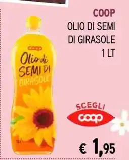 Coop COOP OLIO DI SEMI DI GIRASOLE 1 LT offerta