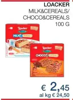 Coop LOACKER MILK&CEREALS/CHOCO&CEREALS offerta