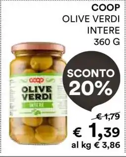 Coop COOP OLIVE VERDI INTERE offerta