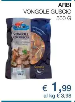 Coop ARBI VONGOLE GUSCIO offerta