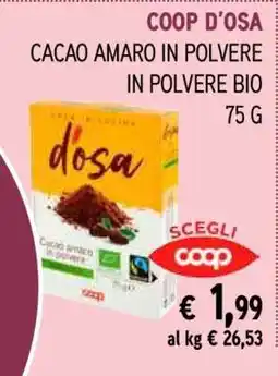 Coop COOP D'OSA offerta