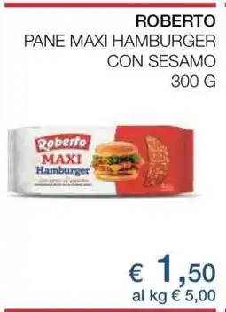 Coop ROBERTO PANE MAXI HAMBURGER CON SESAMO offerta