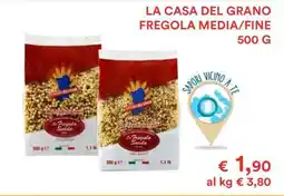 Coop LA CASA DEL GRANO FREGOLA MEDIA/FINE offerta