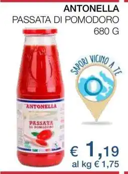 Coop ANTONELLA PASSATA DI POMODORO offerta