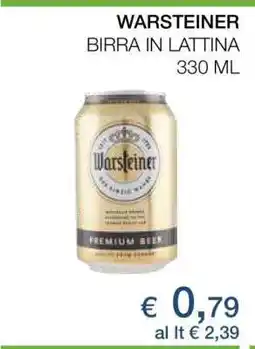 Coop WARSTEINER offerta