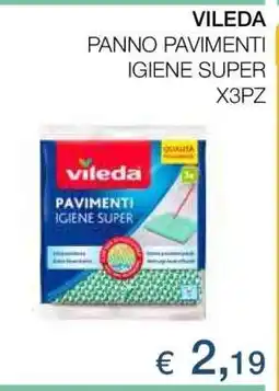 Coop VILEDA Panno Pavimenti Igiene Super X3pz offerta
