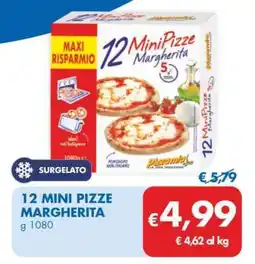 MD Discount 12 MINI PIZZE MARGHERITA offerta