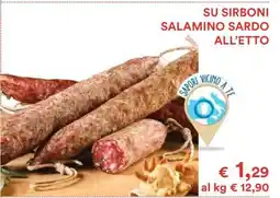 Coop SU SIRBONI SALAMINO SARDO ALL’ETTO offerta