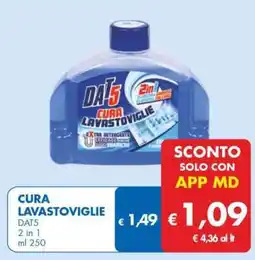 MD Discount CURA LAVASTOVIGLIE offerta