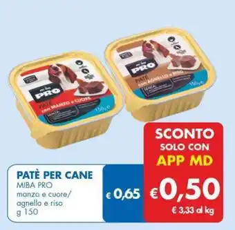 MD Discount Patè per cane offerta