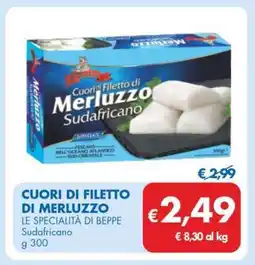 MD Discount CUORI DI FILETTO DI MERLUZZO offerta