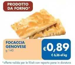 MD Discount Focaccia Genovese offerta
