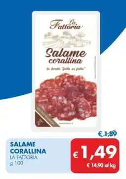 MD Discount Salame Corallina offerta
