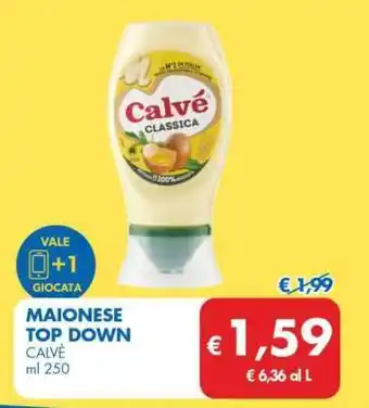 MD Discount MAIONESE TOP DOWN offerta