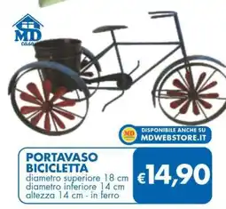 MD Discount PORTAVASO BICICLETTA offerta
