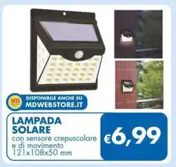 MD Discount LAMPADA SOLARE offerta
