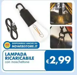 MD Discount LAMPADA RICARICABILE offerta