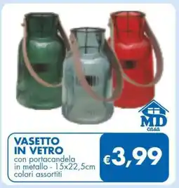 MD Discount VASETTO IN VETRO offerta