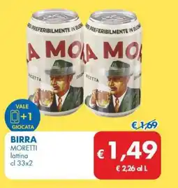 MD Discount BIRRA MORETTI offerta
