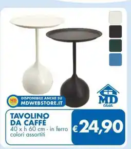 MD Discount TAVOLINO DA CAFFÈ offerta