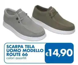 MD Discount SCARPA TELA UOMO MODELLO ROUTE 66 offerta