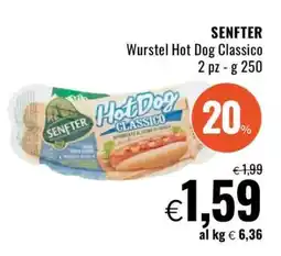 Famila SENFTER Wurstel Hot Dog Classico offerta