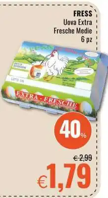 Famila FRESS Uova Extra Fresche Medie 6 pz offerta